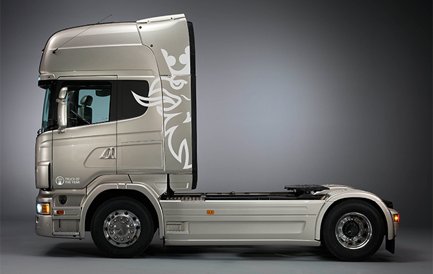 斯堪尼亞鷹頭車貼-銀色 斯堪尼亞鷹頭車貼-銀色